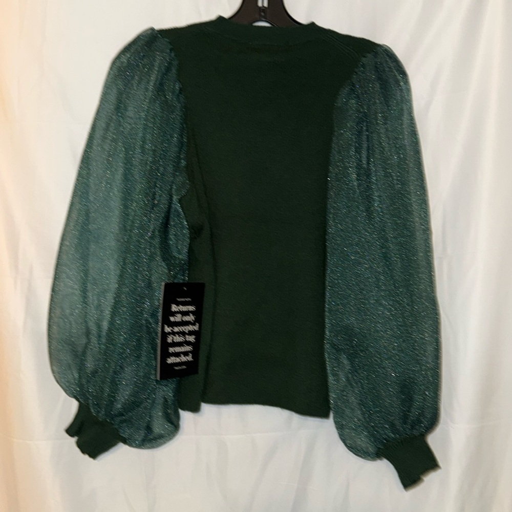 Green Knit Betsy Blouse - Picture 5 of 8